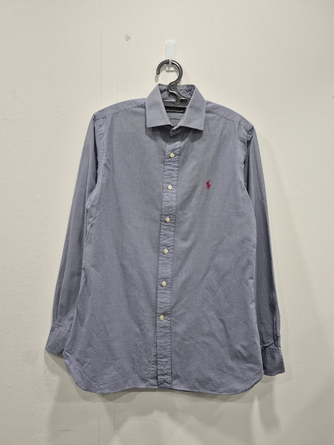 랄프로렌 긴팔 깅엄 체크 셔츠 남성 95~100사이즈 상품이미지1