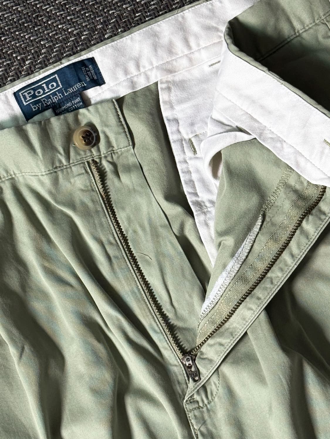 (36) 폴로 랄프로렌 HAMMOND 더블 플리츠 치노 팬츠 상품이미지3