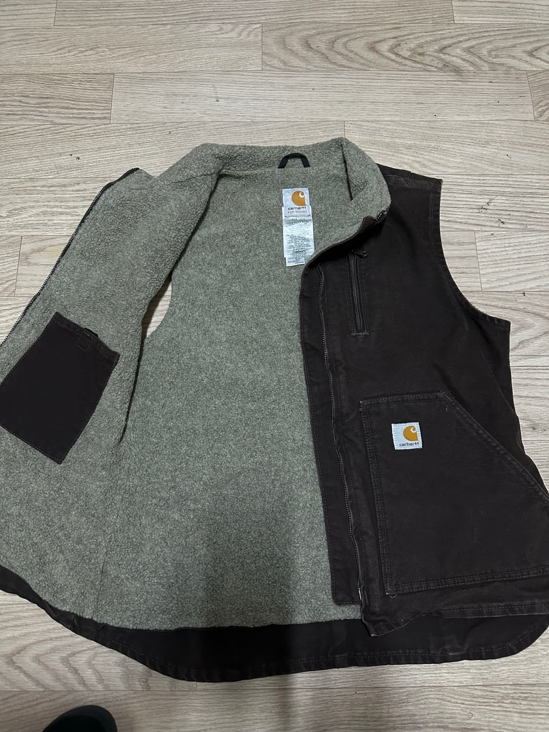 칼하트 브라운 조끼 상품이미지5