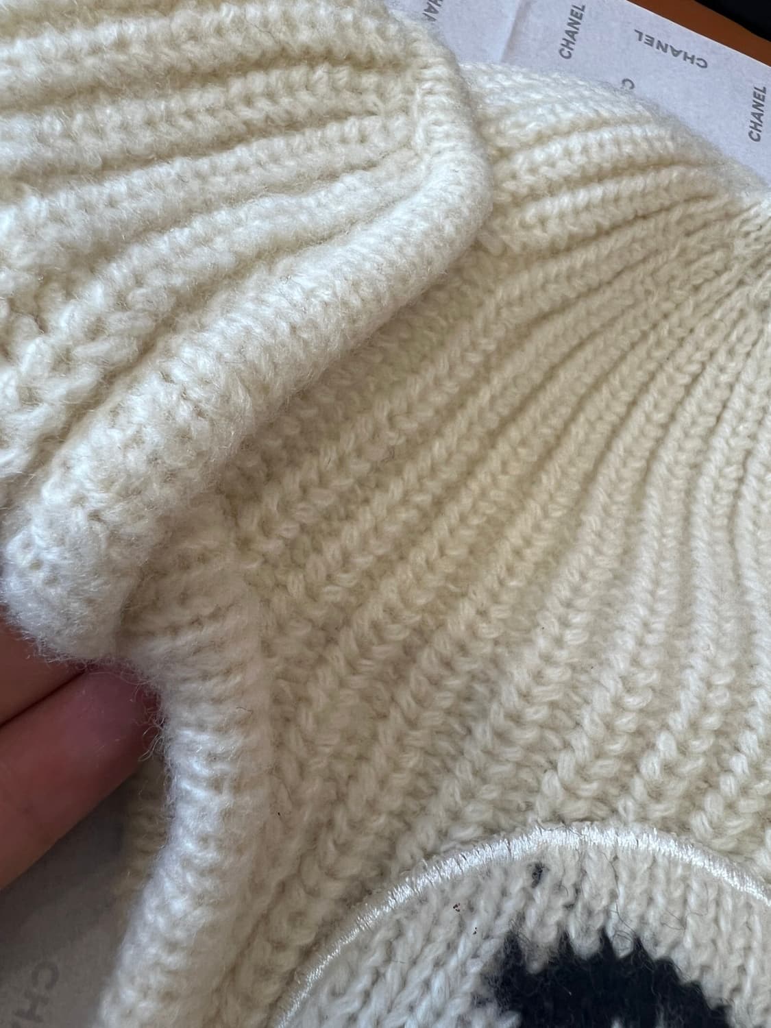 샤넬 햇 캐시미어 에크루  상품이미지5