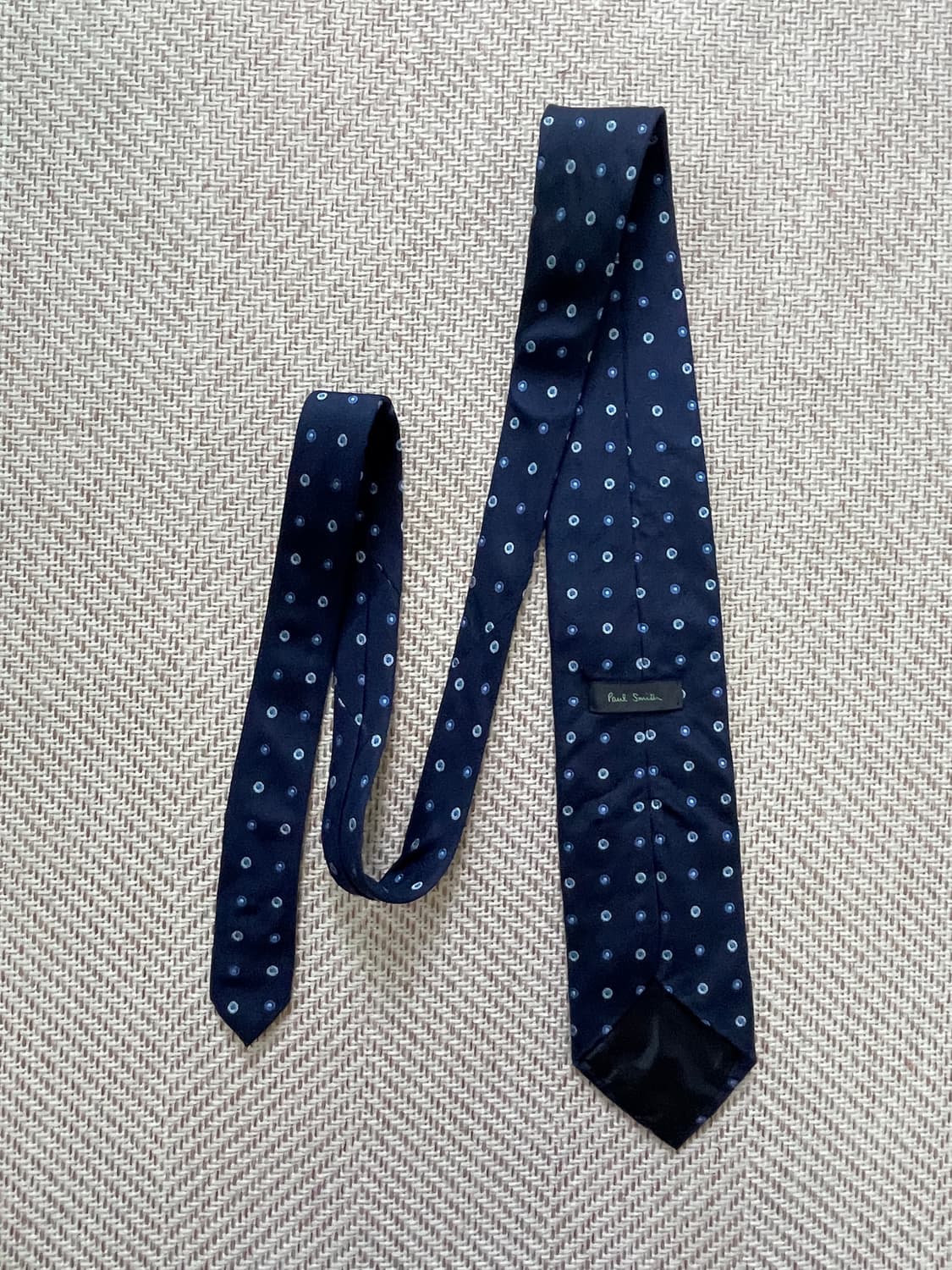 Paul smith 폴스미스 실크 네이비 넥타이  상품이미지5
