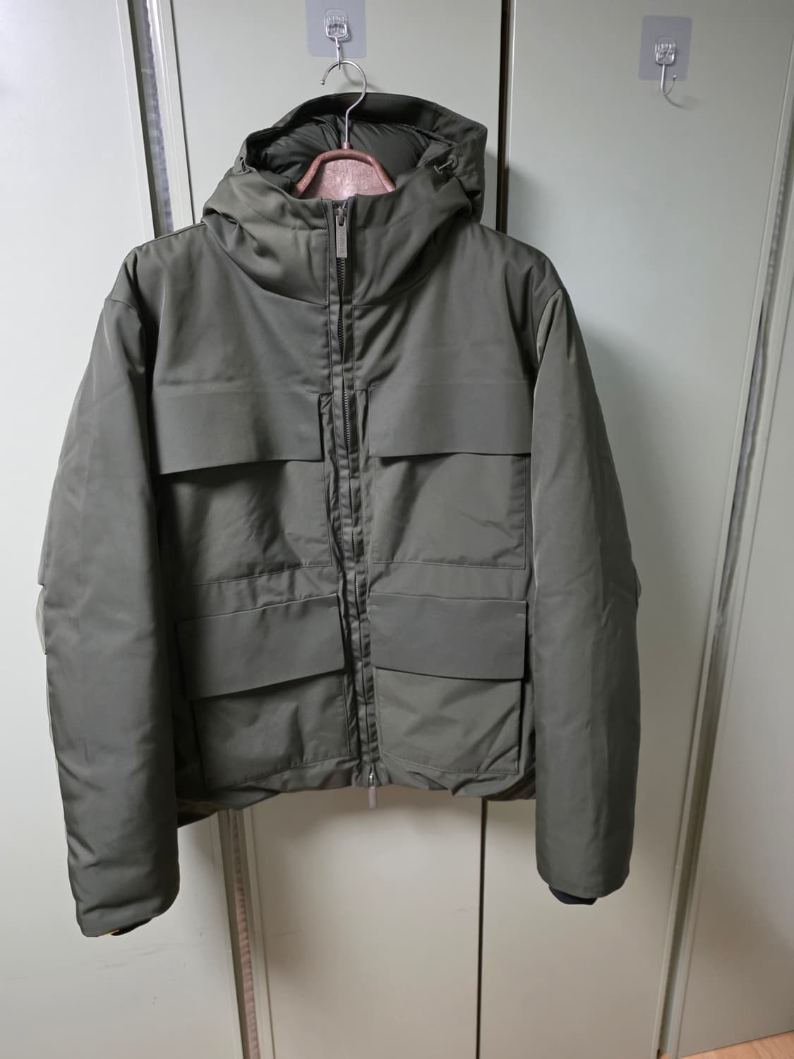 K-Way 까웨 오딘 패브릭 믹스 덕 다운 패딩 자켓 2XL 상품이미지1