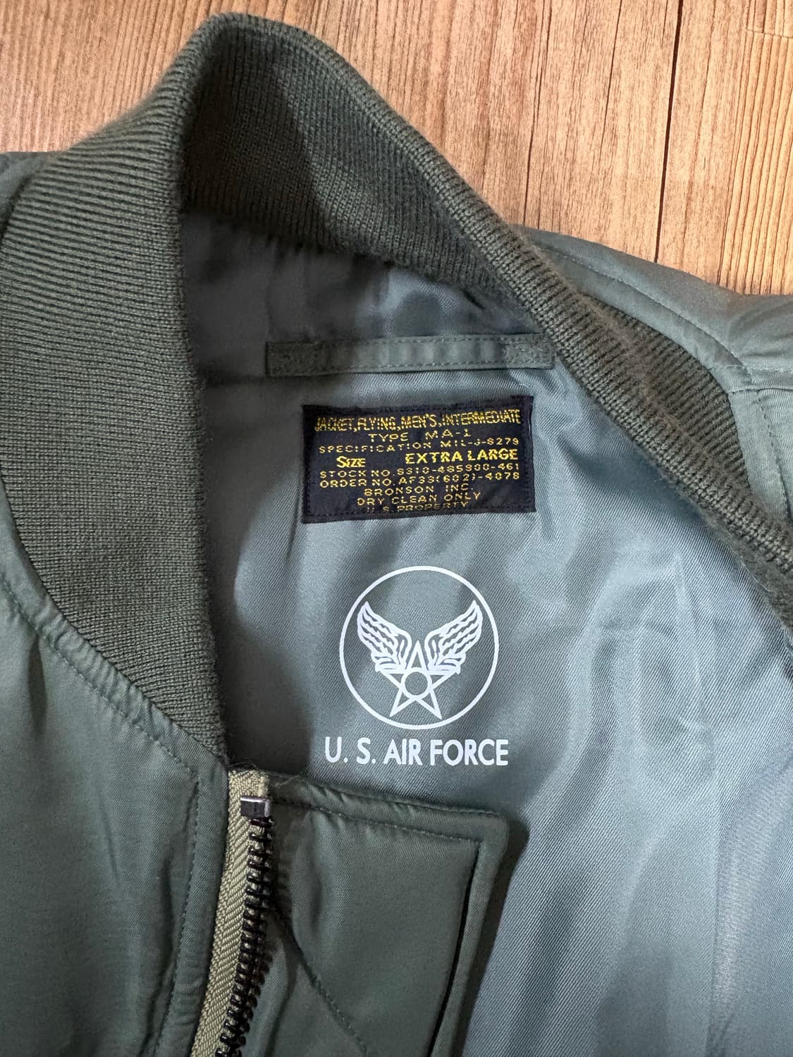 브론슨 MA-1 (XL) 판매합니다. 상품이미지4