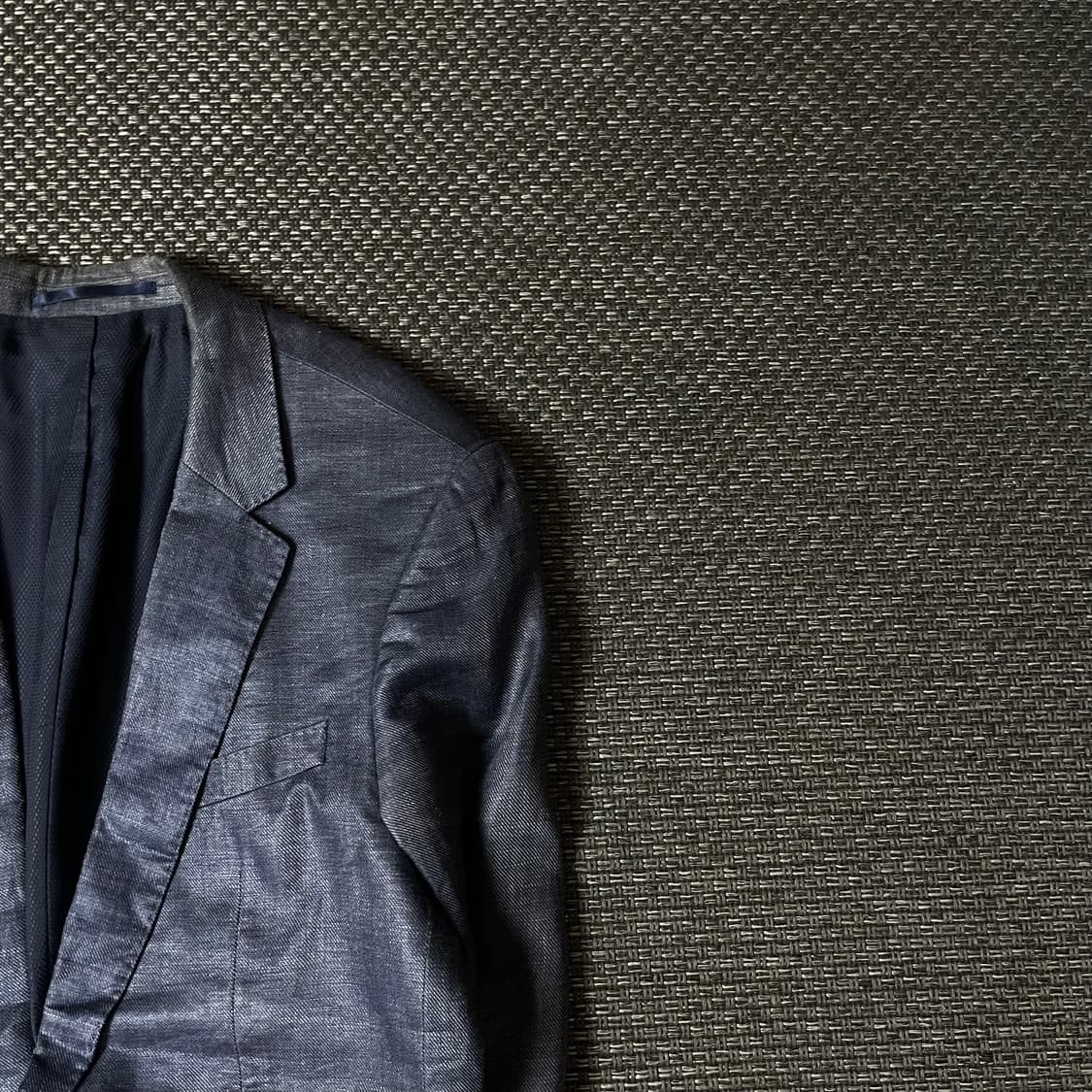 타미힐피거 네이비 세미유광 블레이저 자켓 S 상품이미지3