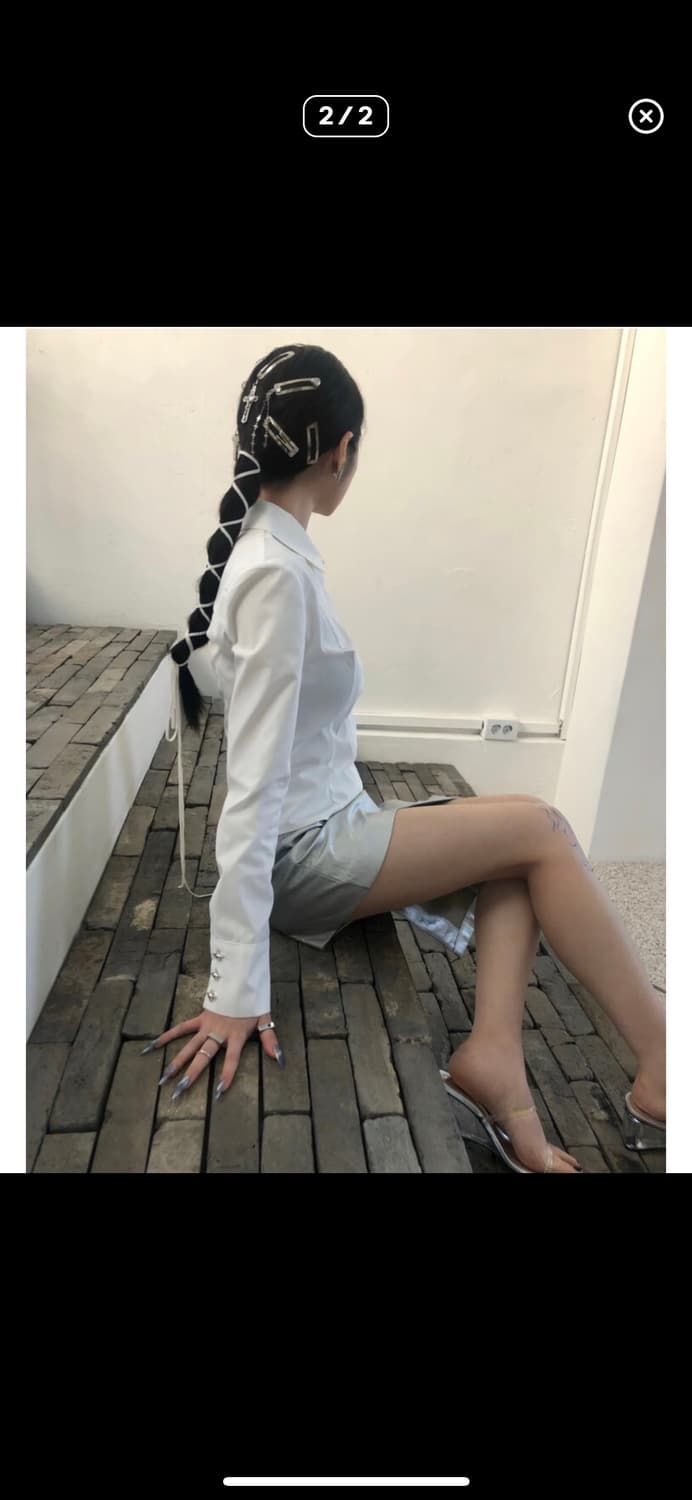 jedbead 포인트 버튼 셔츠 상품이미지1