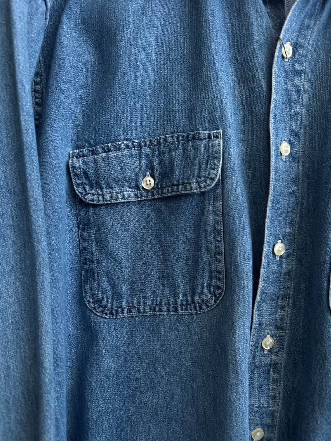 [L]90's GAP USA 올드 갭 데님 셔츠 상품이미지4