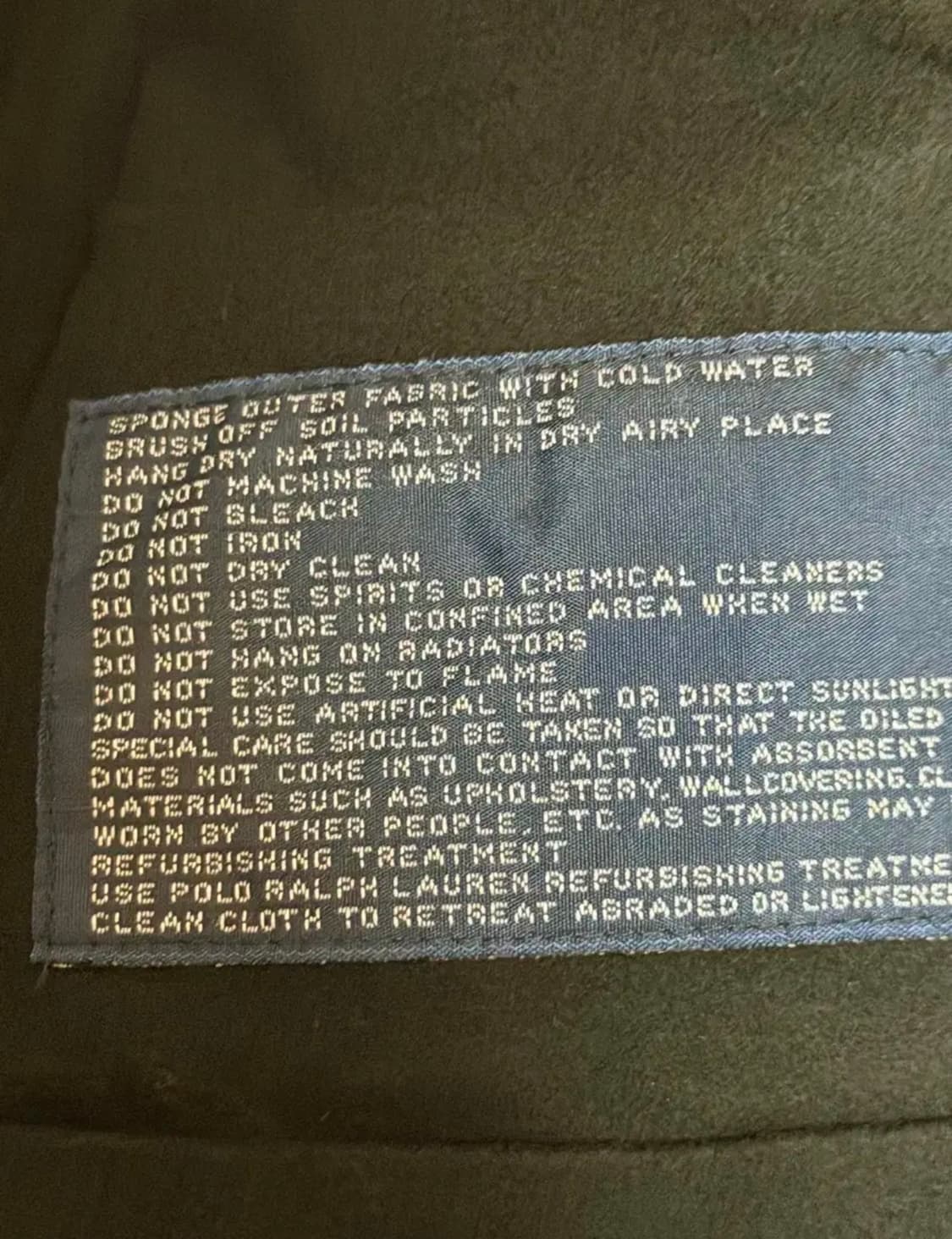 폴로 랄프로렌 블랙 헌팅자켓 M 상품이미지3