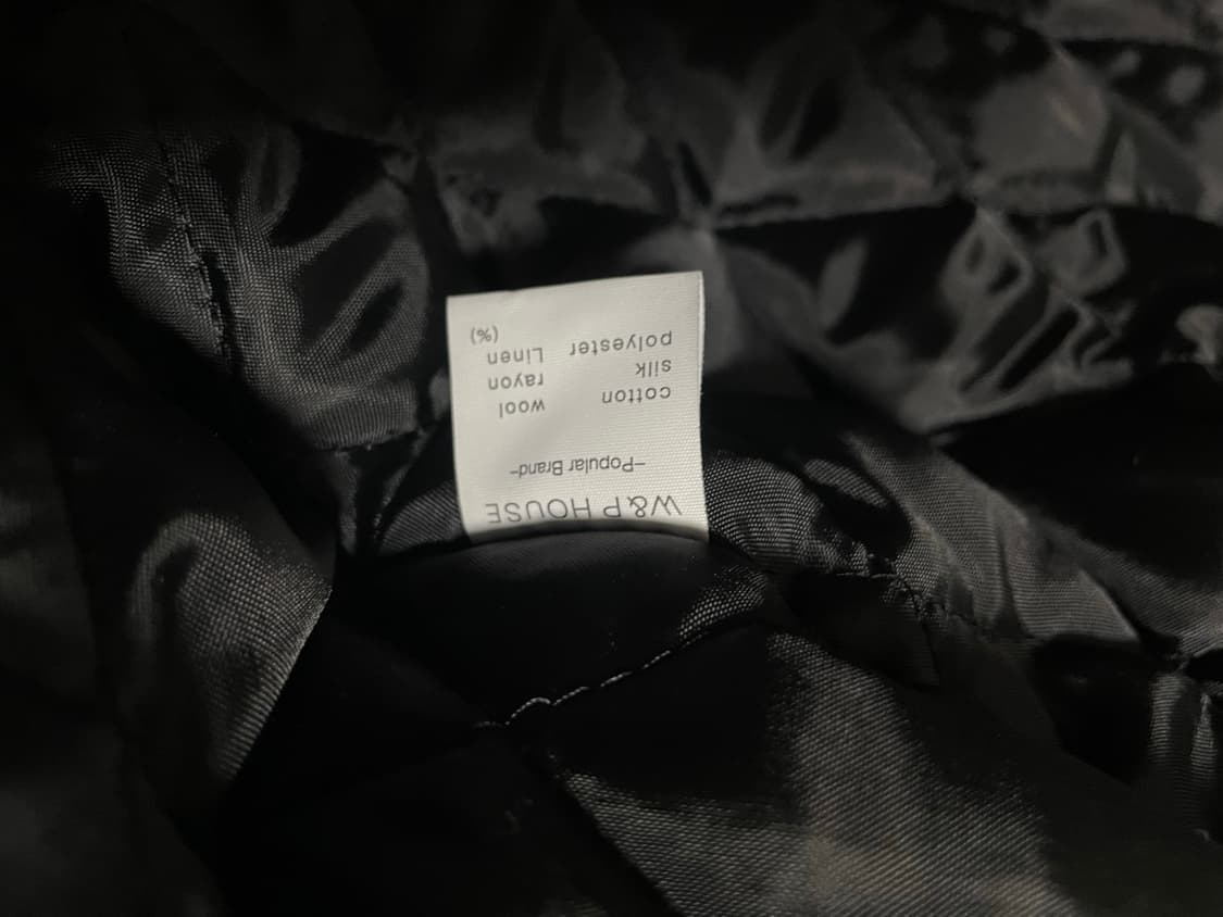 W&P 비건레더 무스탕 블랙 상품이미지8