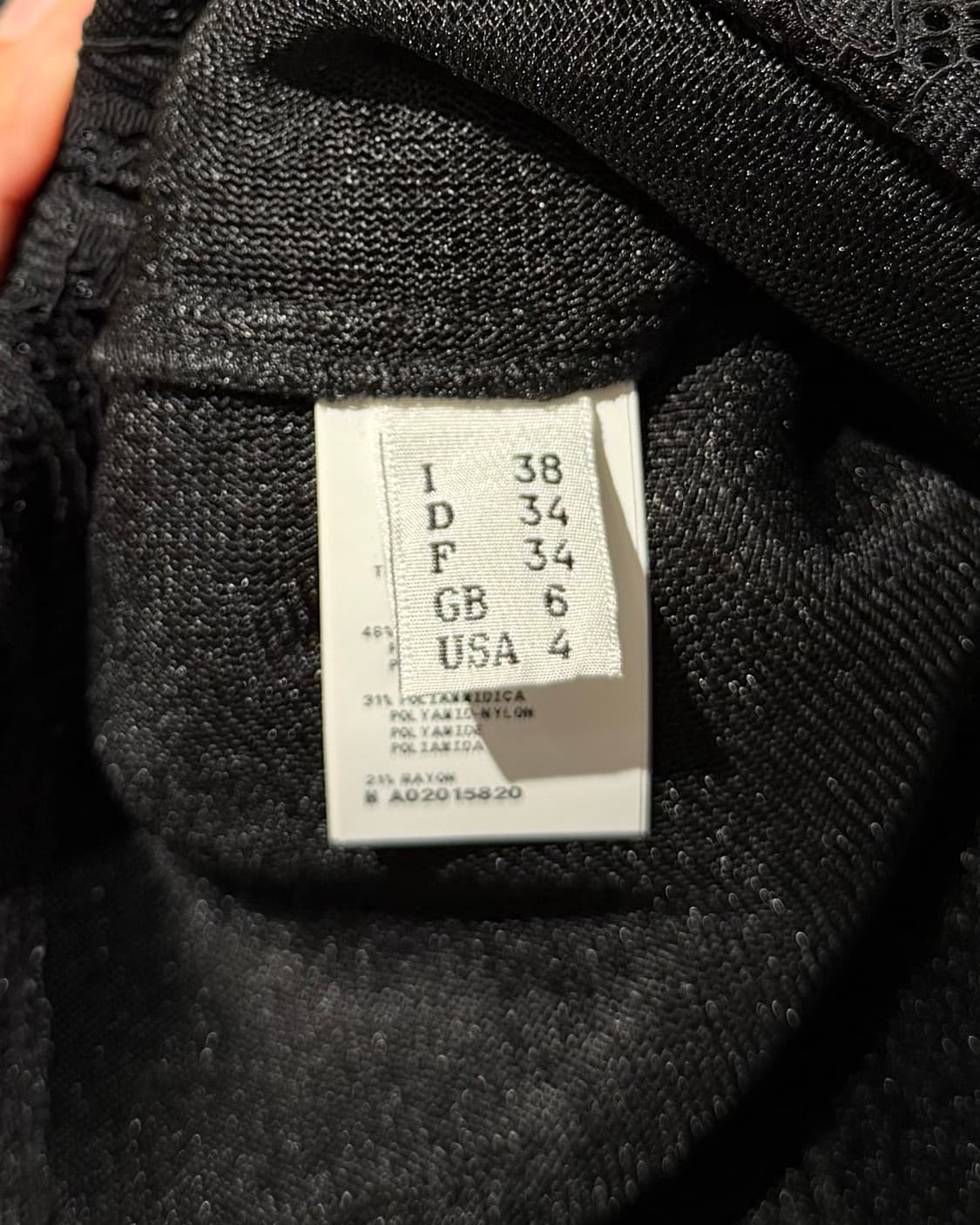 모스키노 부티크 블랙 레이스 크롭탑 상품이미지7