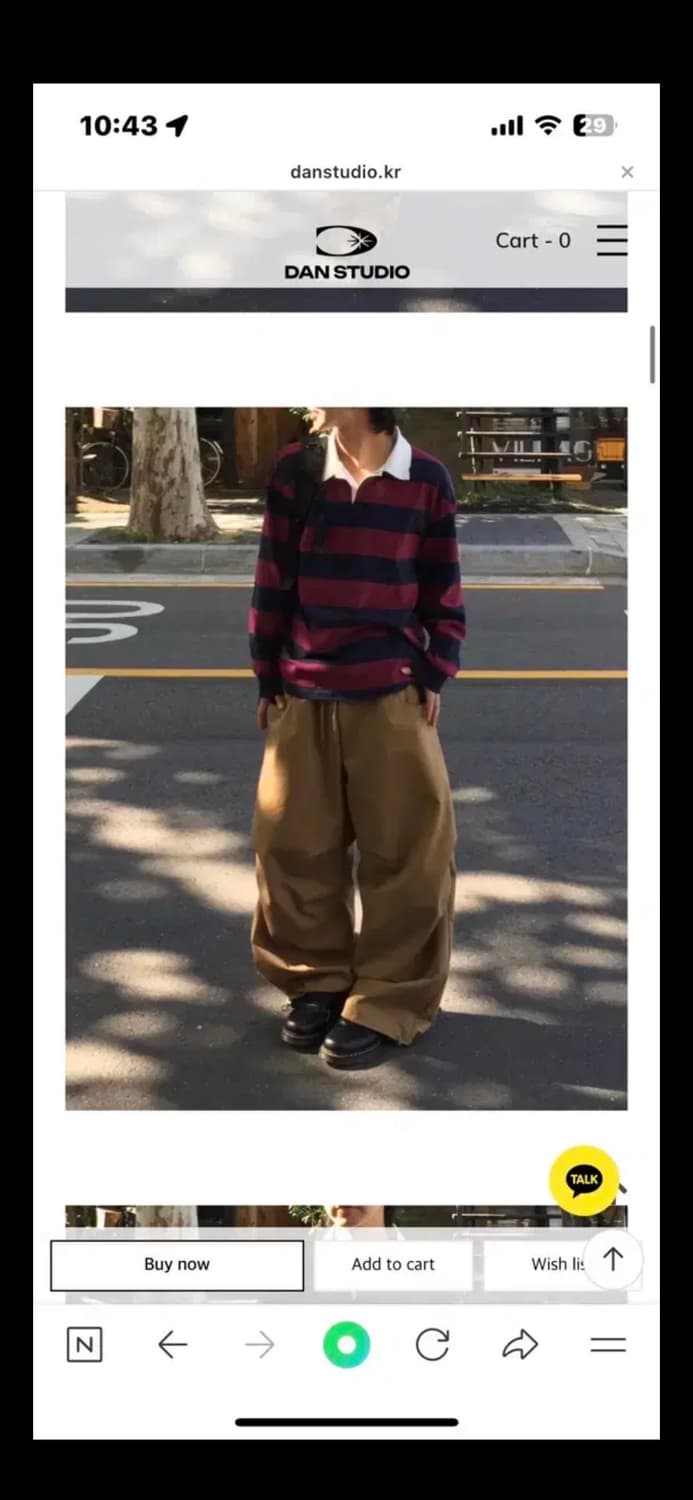 단 스튜디오 핀턱 벌룬 코튼 팬츠 상품이미지4