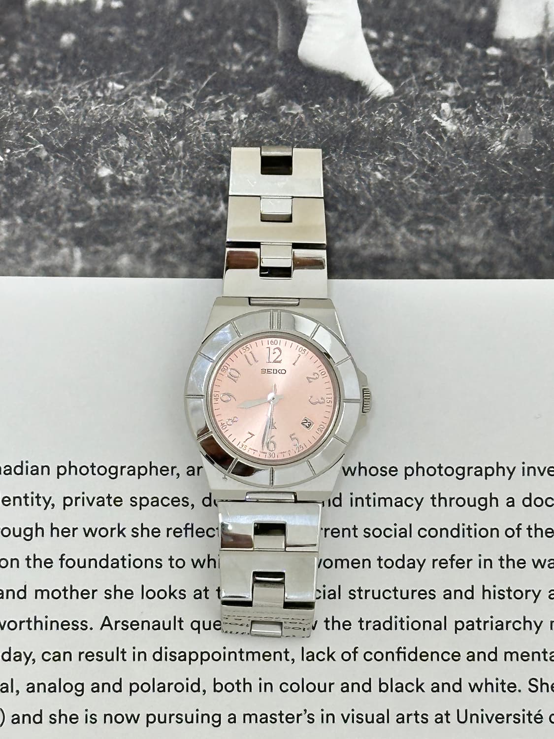 세이코 루키아 쿼츠 시계 풀박스 상품이미지3