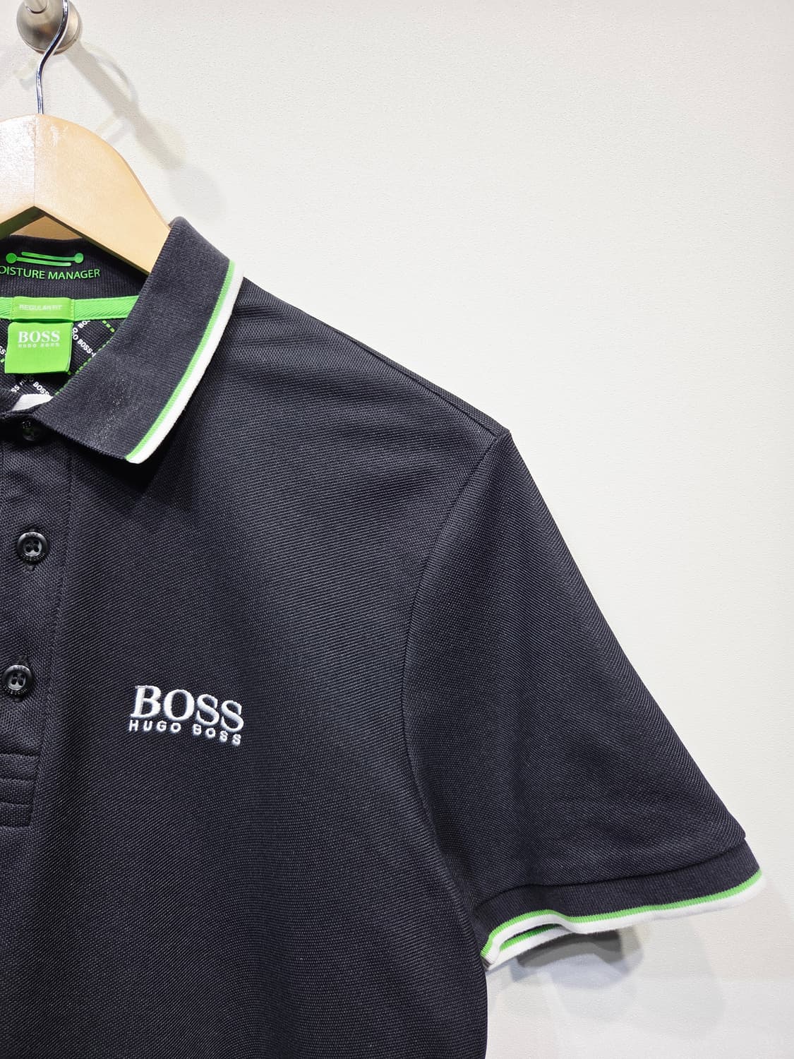 휴고보스. 남자 레귤러핏 반팔 폴로 셔츠_S 상품이미지3