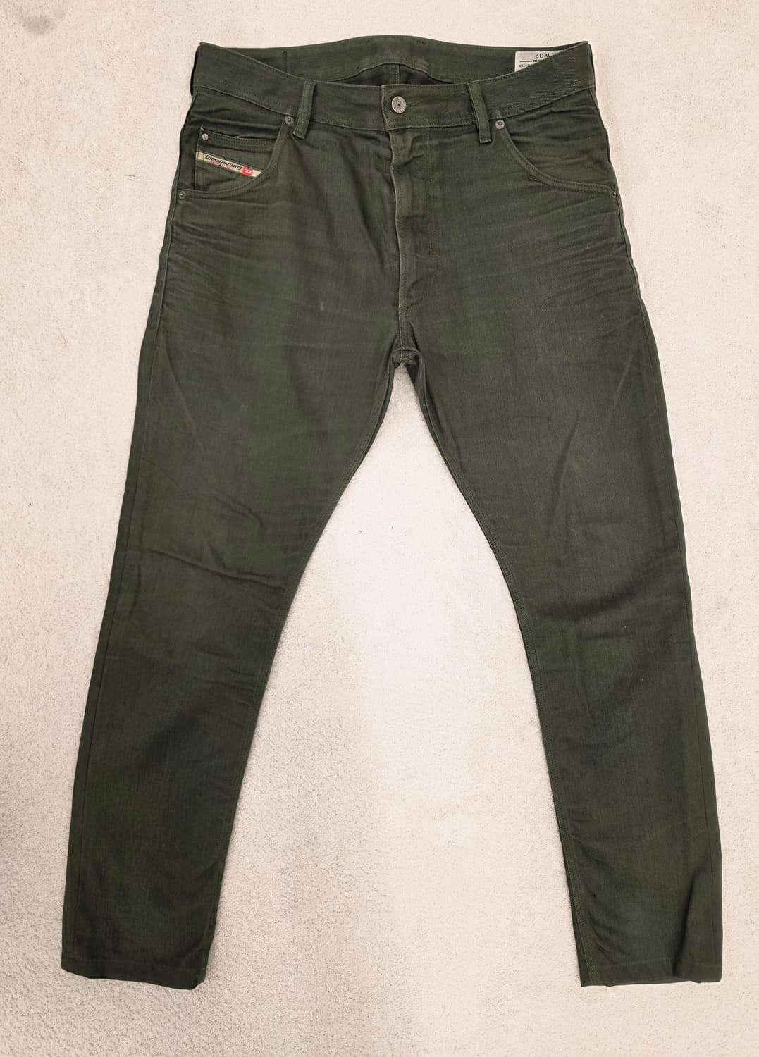 디젤 크룰리 카키 청바지.  싸이즈 34 상품이미지1