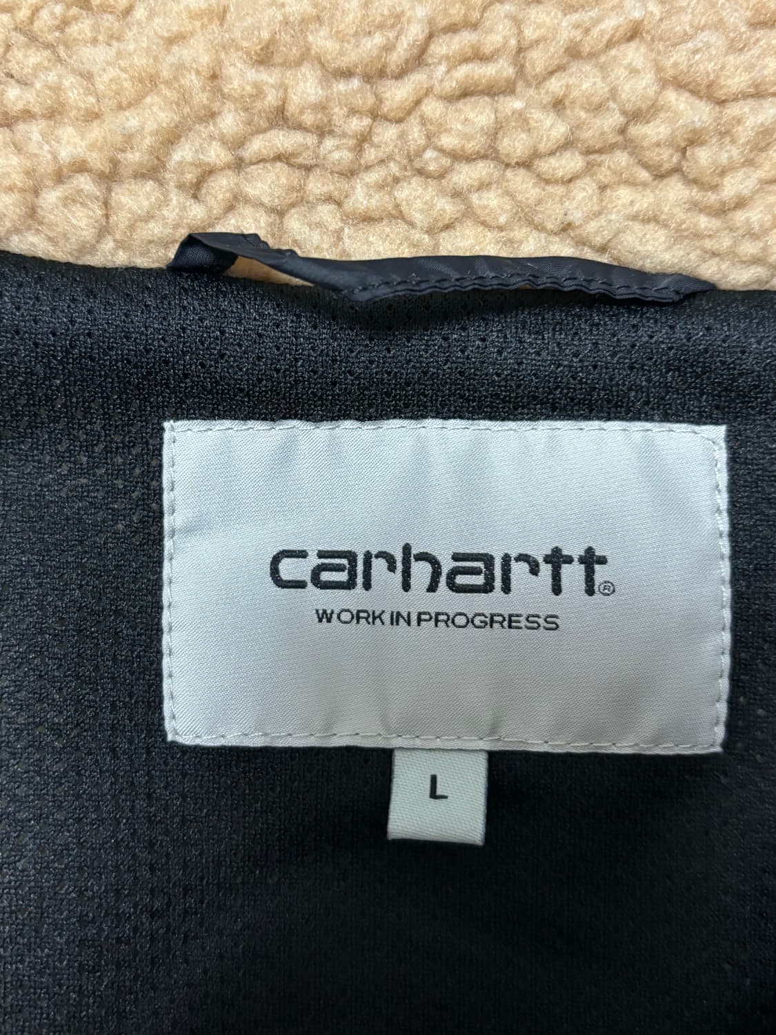 칼하트 wip 프렌티스 라이너 플리스 브라운 L 상품이미지4