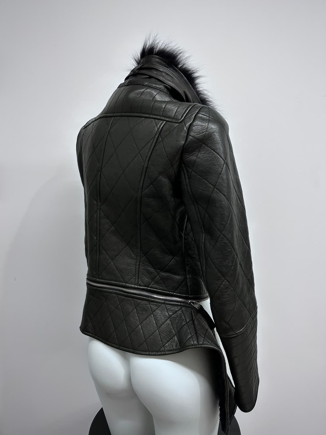 램스킨 퍼 멀티 지퍼 자켓 상품이미지5