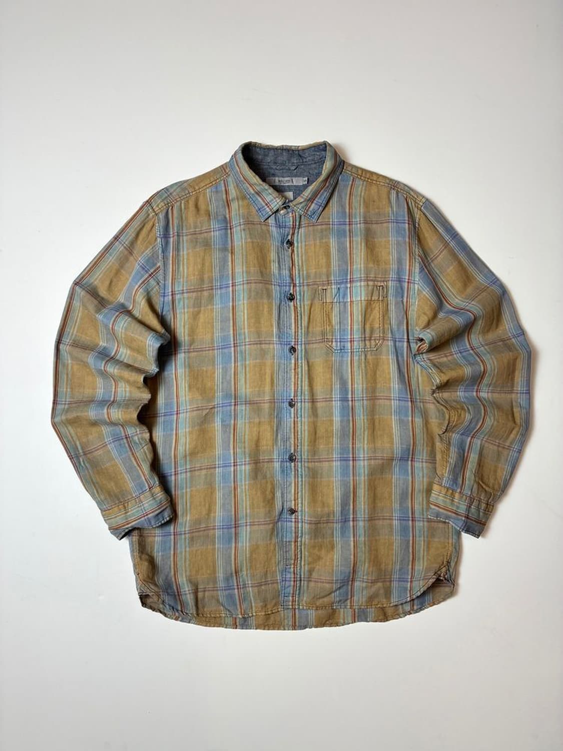 시리즈 21FW 에스닉 립포켓 린넨 셔츠 PN8849 상품이미지1