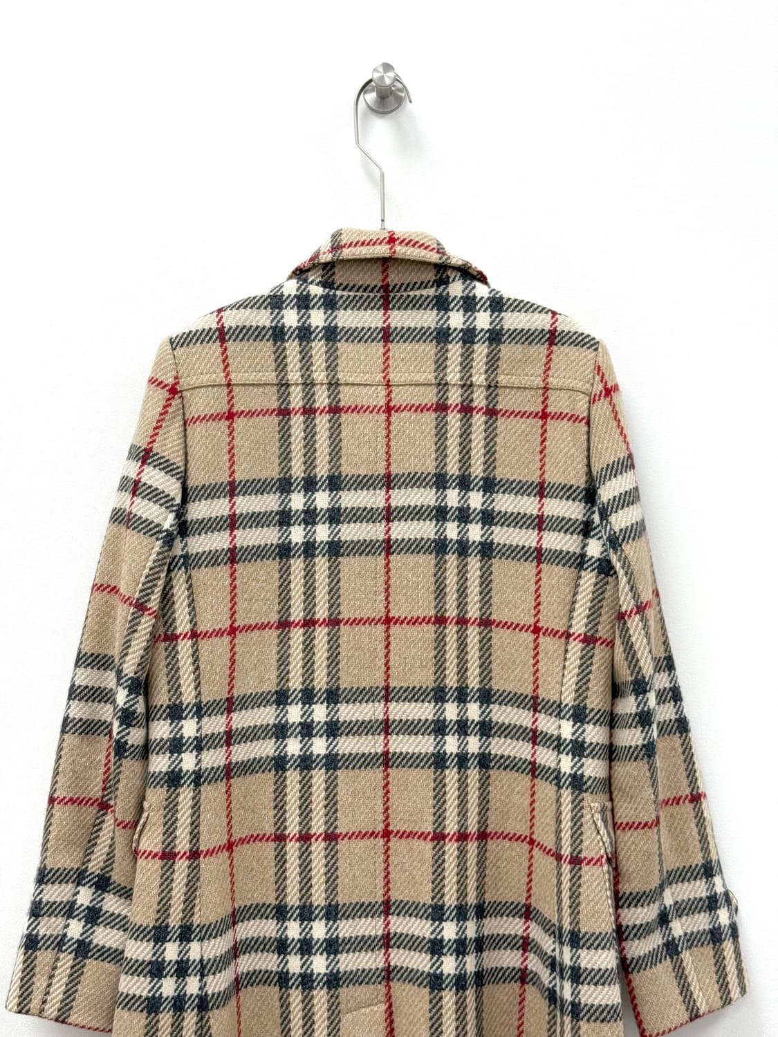 Burberry Nova Check Wool Coat Beige 상품이미지6