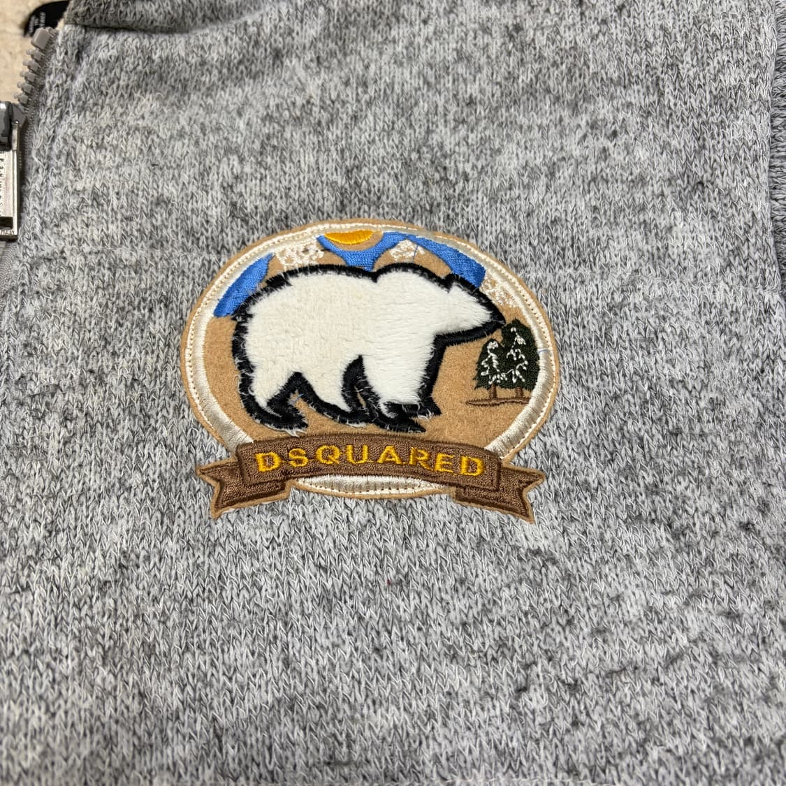 디스퀘어드2 안감 양털 후리스 집업 상품이미지2