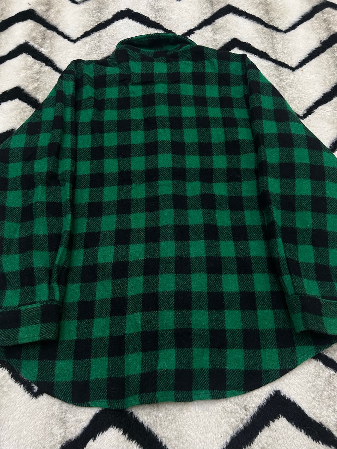 [L]울리치 80s 버팔로 울 투포켓 체크셔츠 상품이미지3