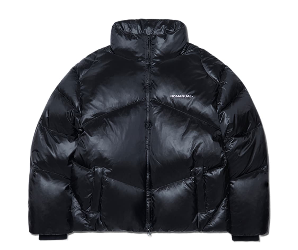 노매뉴얼 스카디 덕 다운 글로시 블랙  상품이미지1