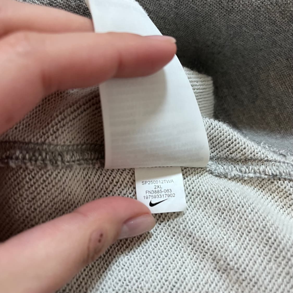 [정품] 나이키 그레이 푸츄라 후집 [ XXL ] 상품이미지6