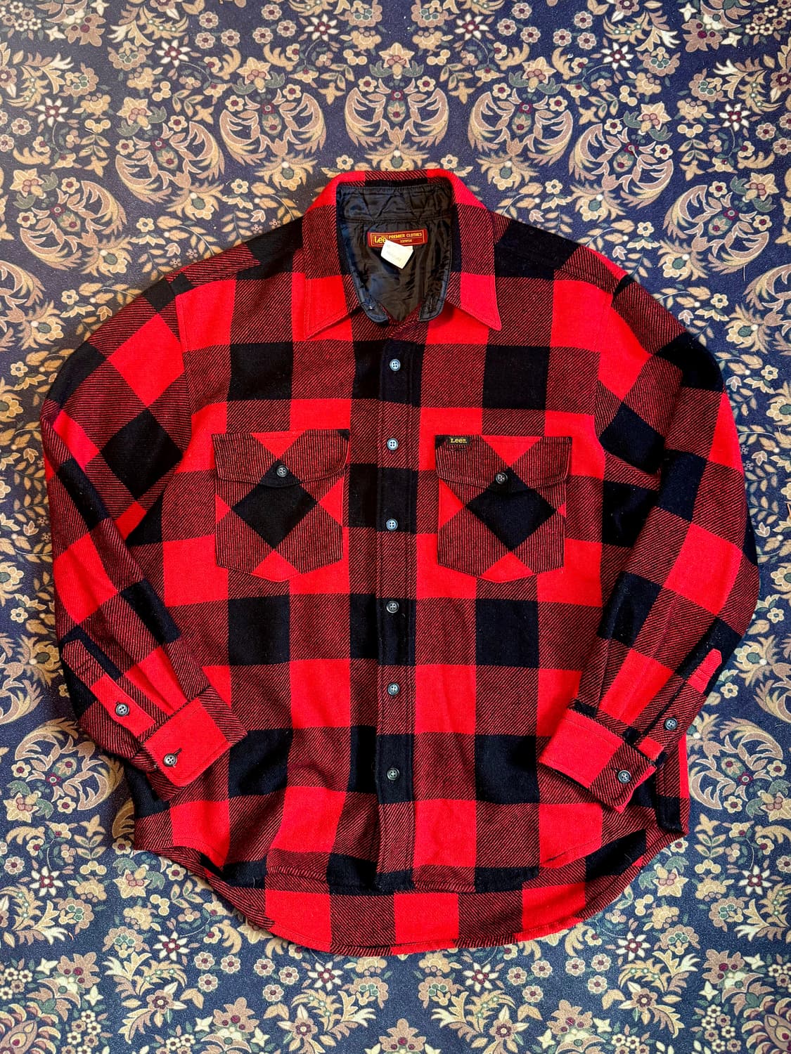 일본판 리 버팔로체크 울 플란넬 워크셔츠 상품이미지1