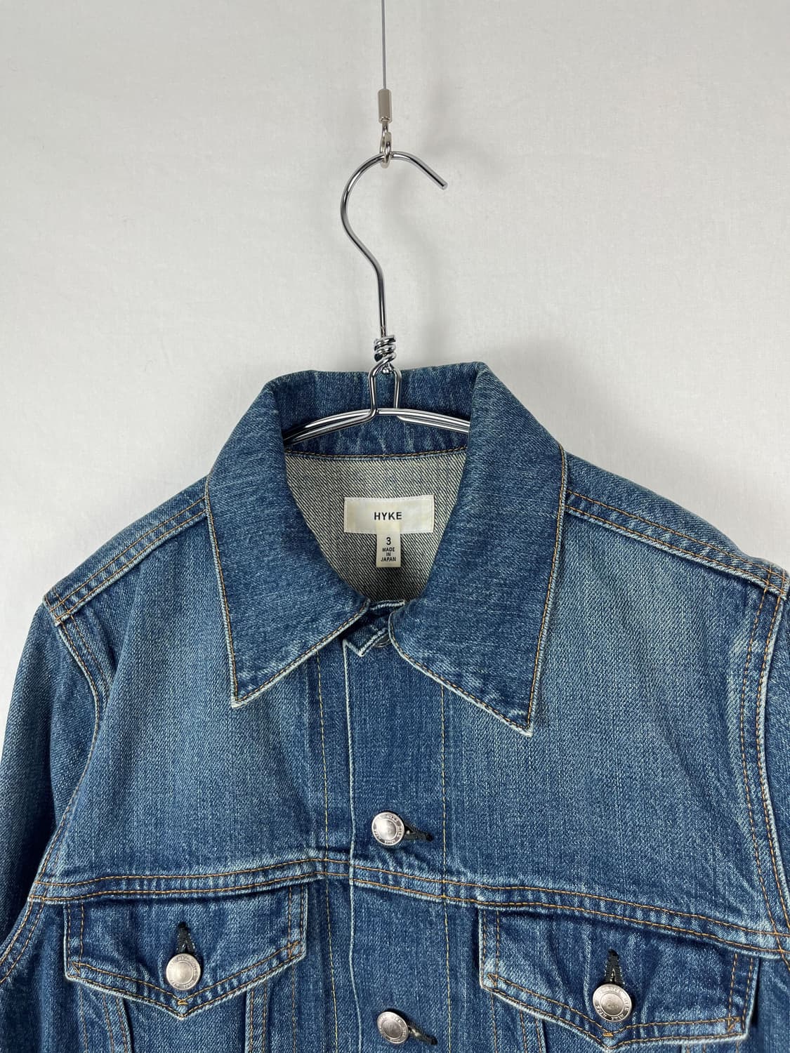 Hyke (Made in Japan) 데님 자켓  상품이미지5