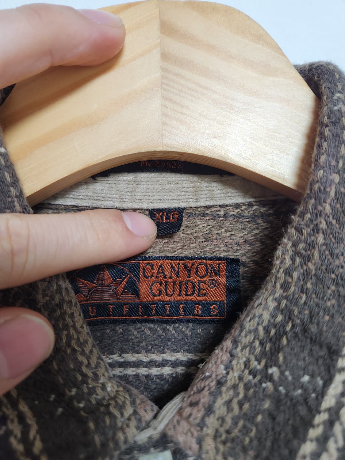 미국빈티지USA 플란넬 웨스턴 셔츠 L - S91 상품이미지4