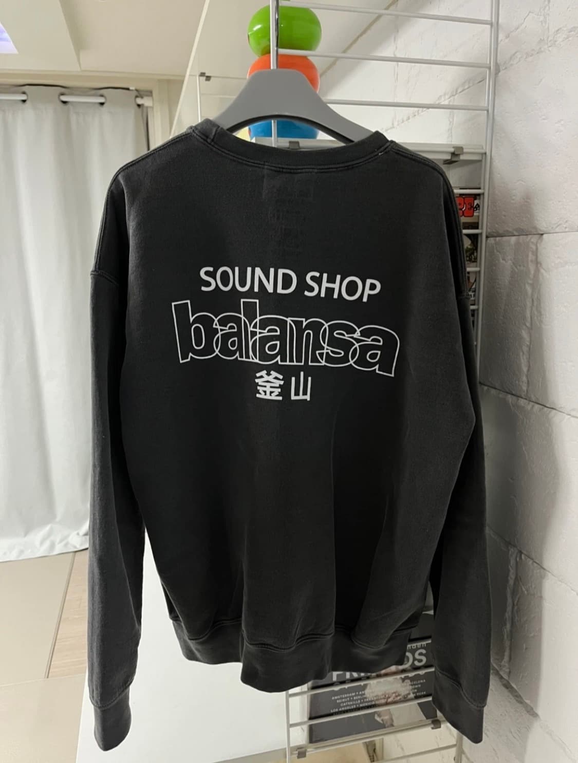 발란사 가먼트다잉 스웻셔츠 M 상품이미지1