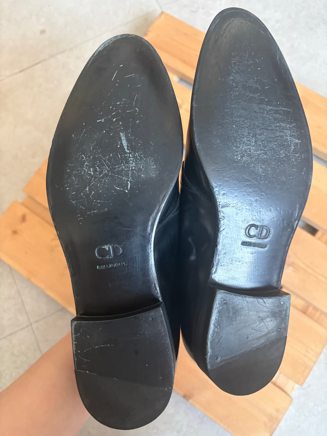 디올옴므 플레인 토 더비슈즈 42사이즈 상품이미지6