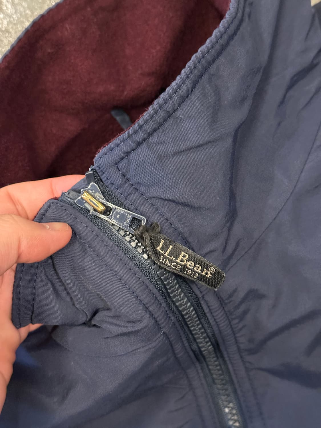 90s L.L.Bean 엘엘빈 웜업자켓 XL 상품이미지4