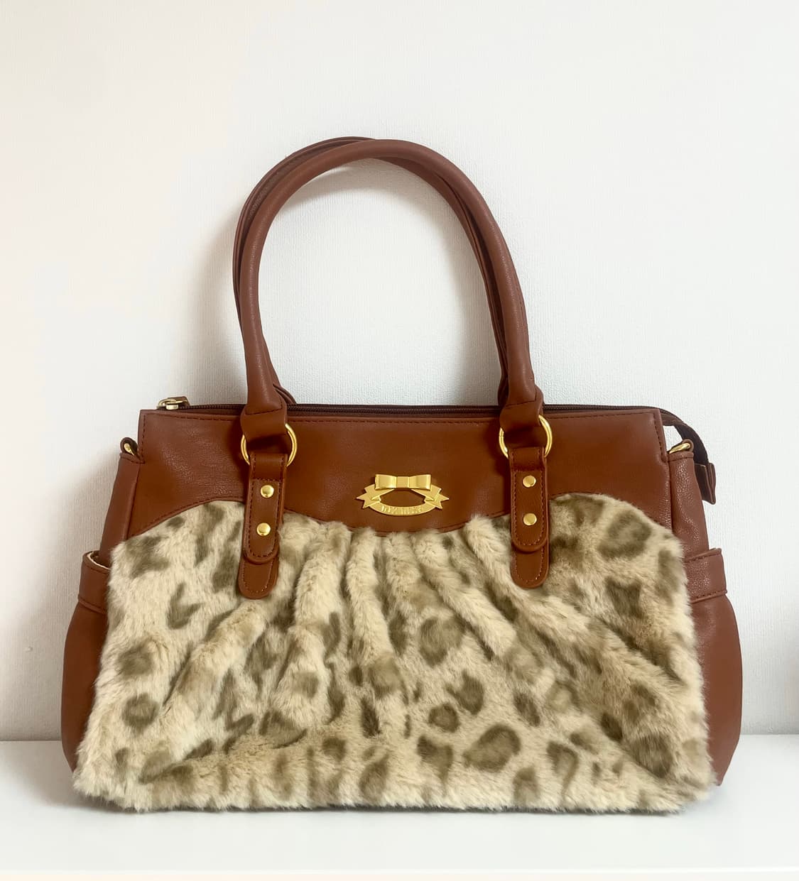 리즈리사 고전 레오파드 라떼갸루 달천 모리걸 양산형 가방 핀터 상품이미지1