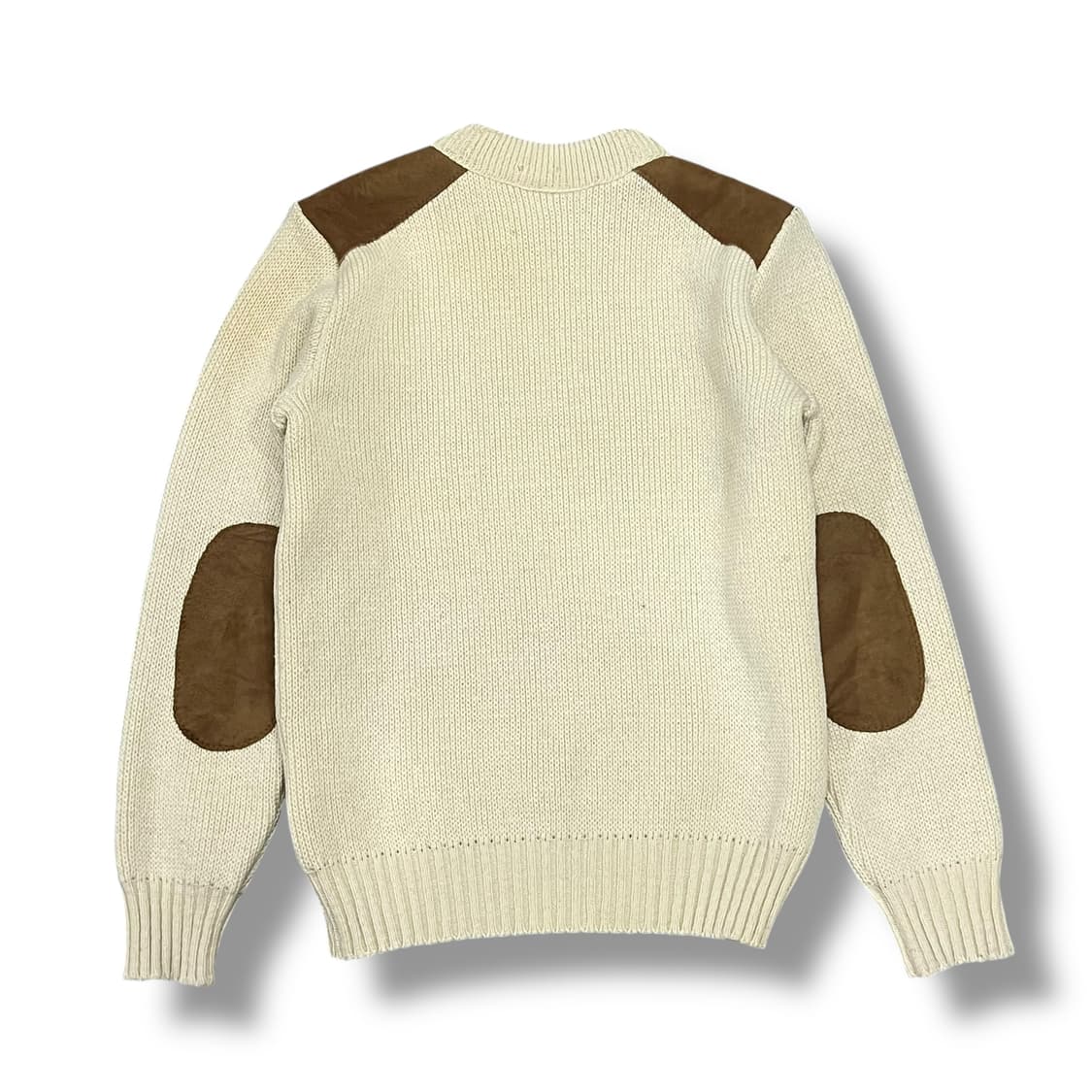 스웨이드 패치 울니트 s08383 상품이미지3