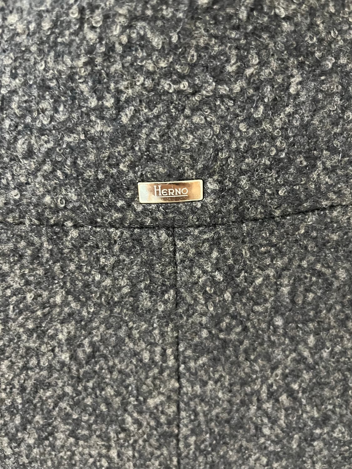 에르노 퀼팅 안감 모헤어 코트 42 정품 상품이미지3