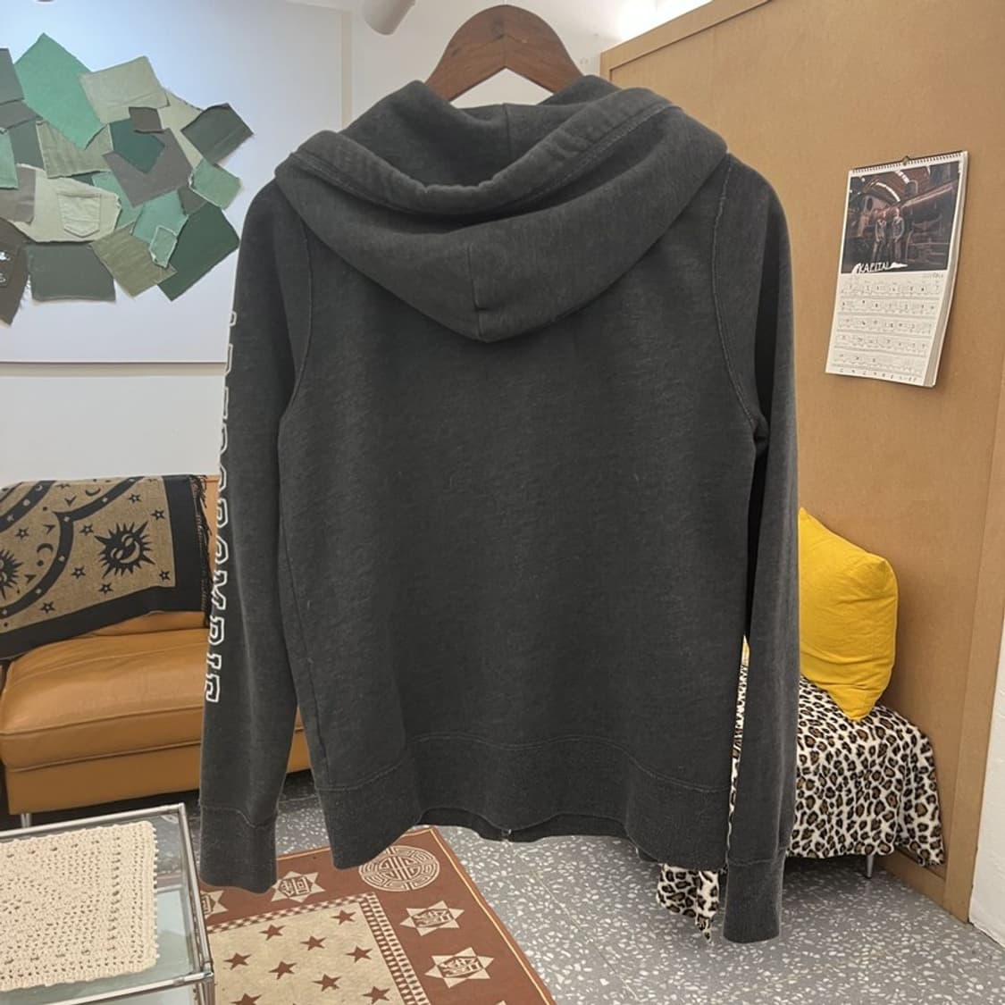 아베크롬비 올드스쿨 Y2K 00's 약기모 후드집업 M C09906 상품이미지4