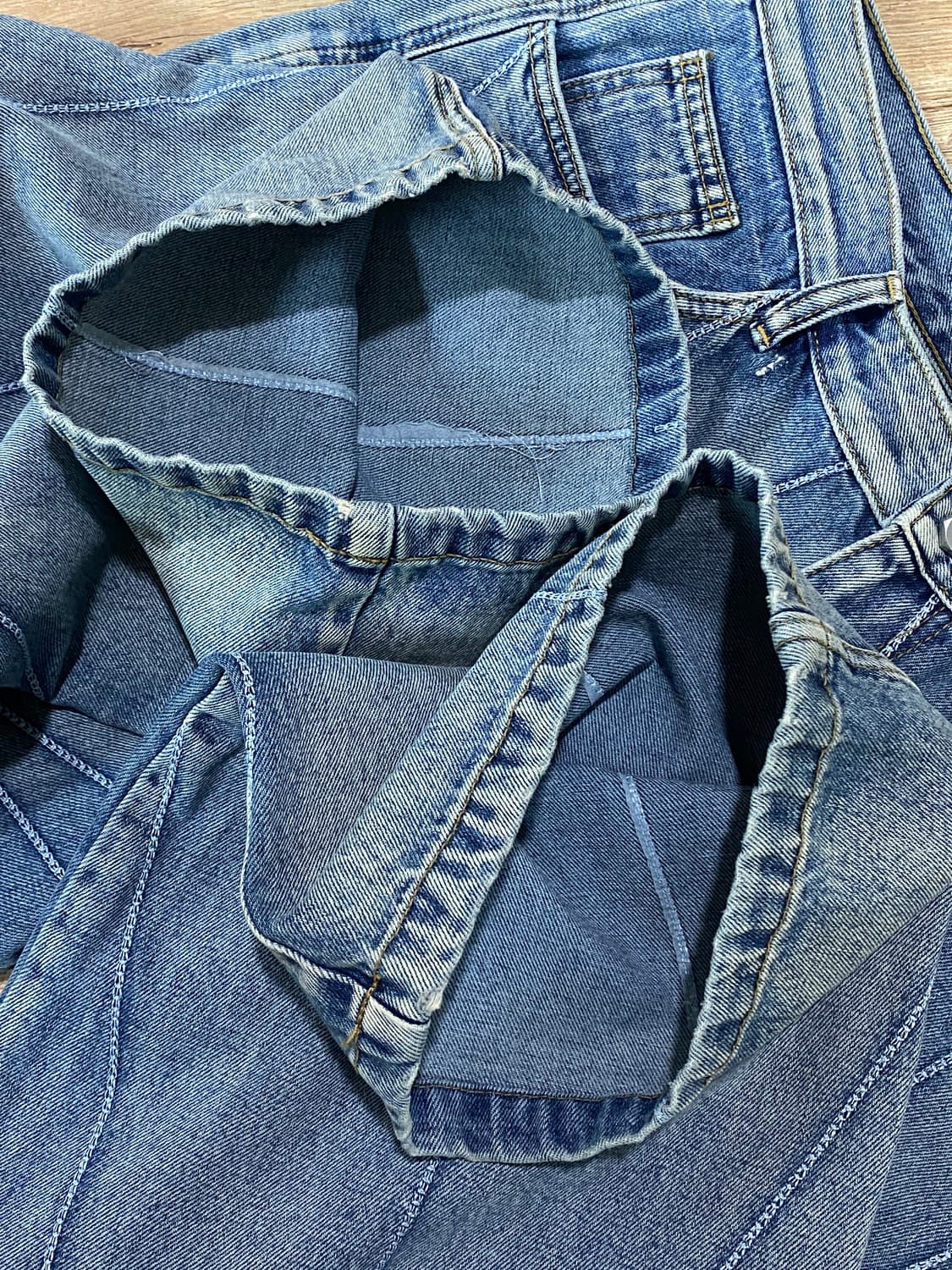 떠그클럽 체인스티치 데님 팬츠 청바지 3 상품이미지6