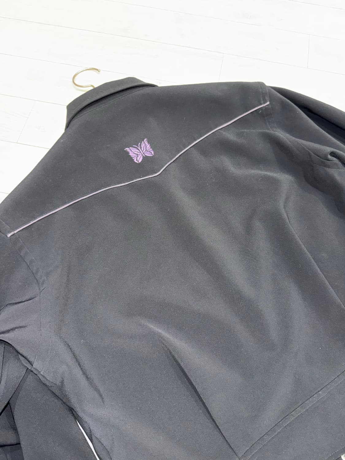 니들스 파이핑 카우보이자켓 블랙 상품이미지6