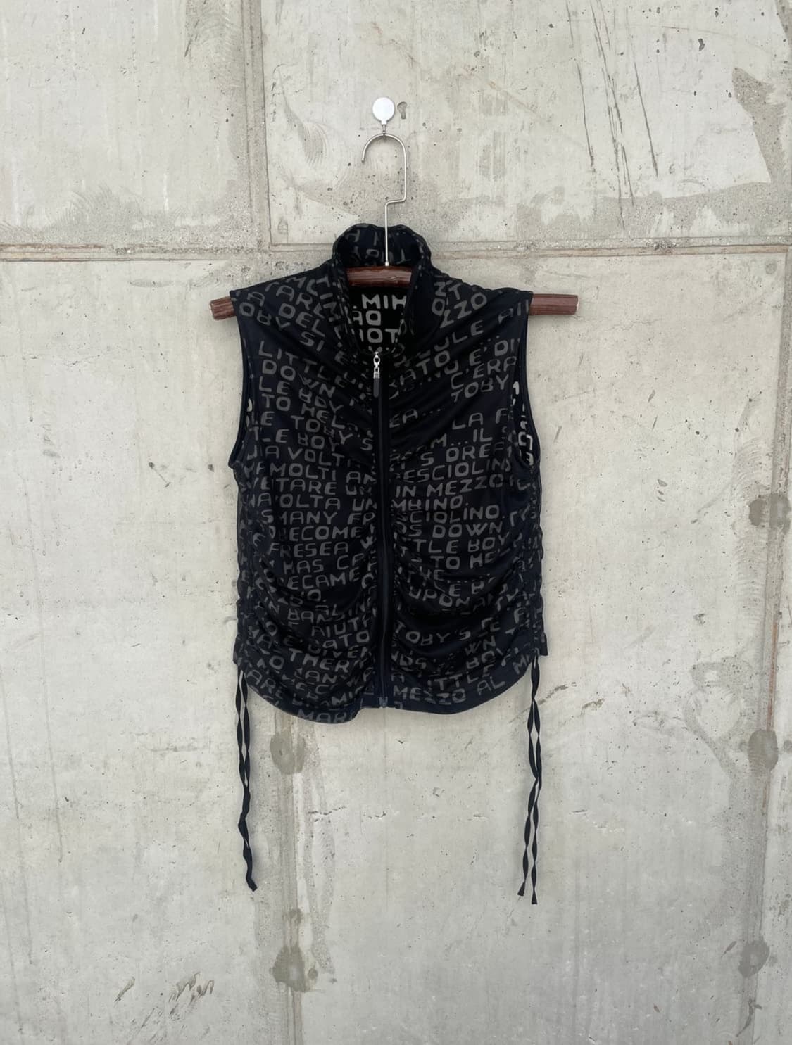 Vintage lettering vest 상품이미지2