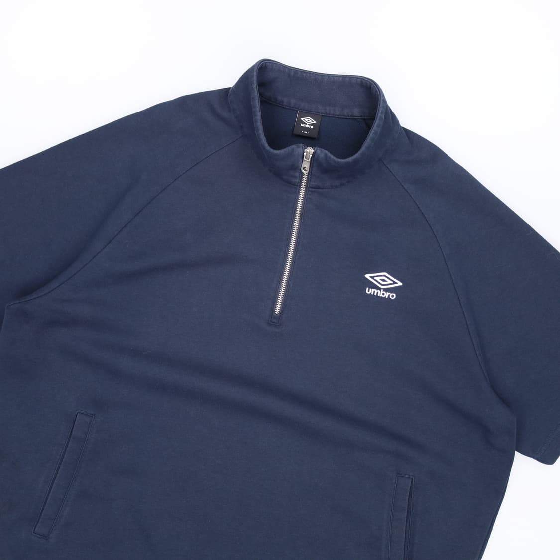 110 엄브로 오버핏 하프집업 반팔 맨투맨 4258 상품이미지3