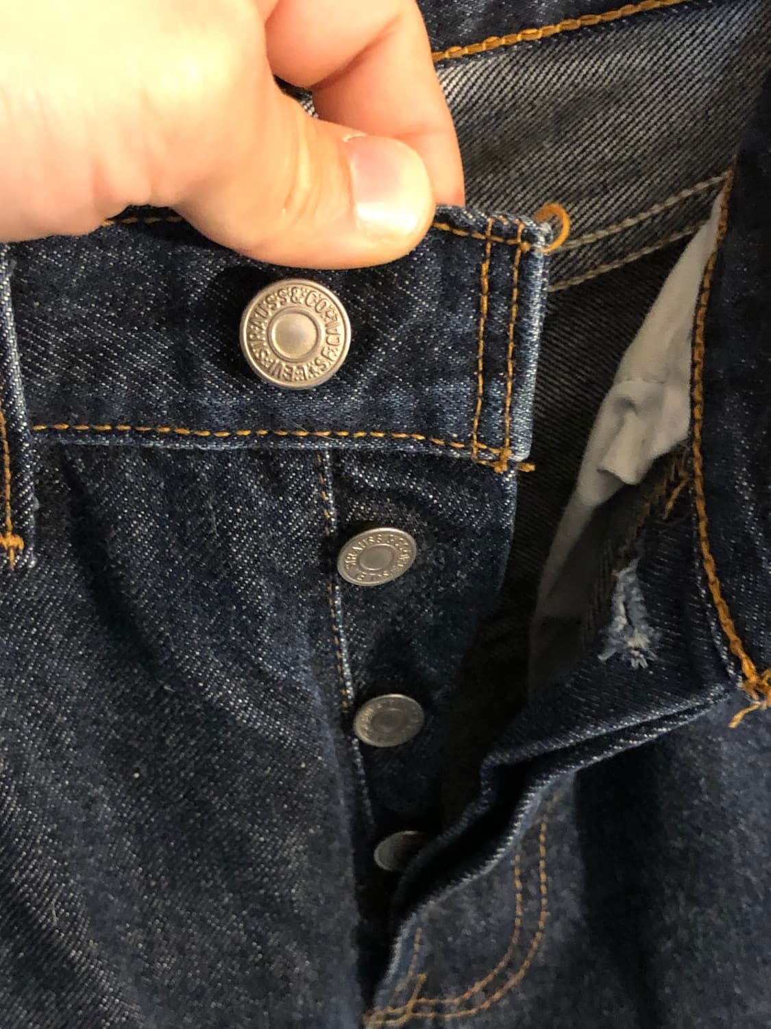 빈티지 리바이스 501 중청 데님 28x32 상품이미지4