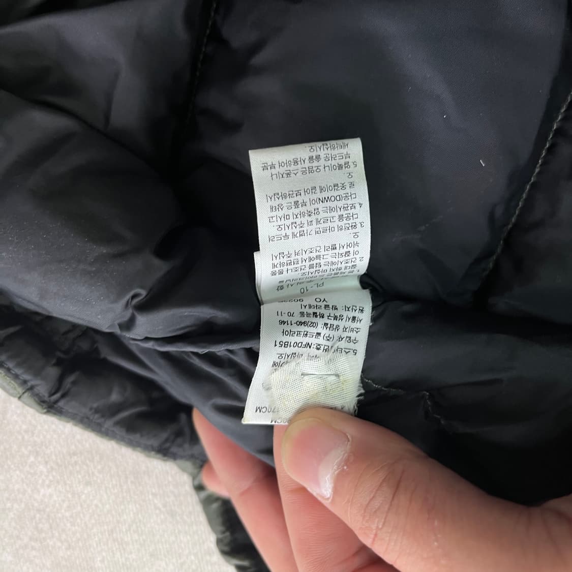 100 노스페이스 1996 눕시 700 카키 조끼 패딩 상품이미지6