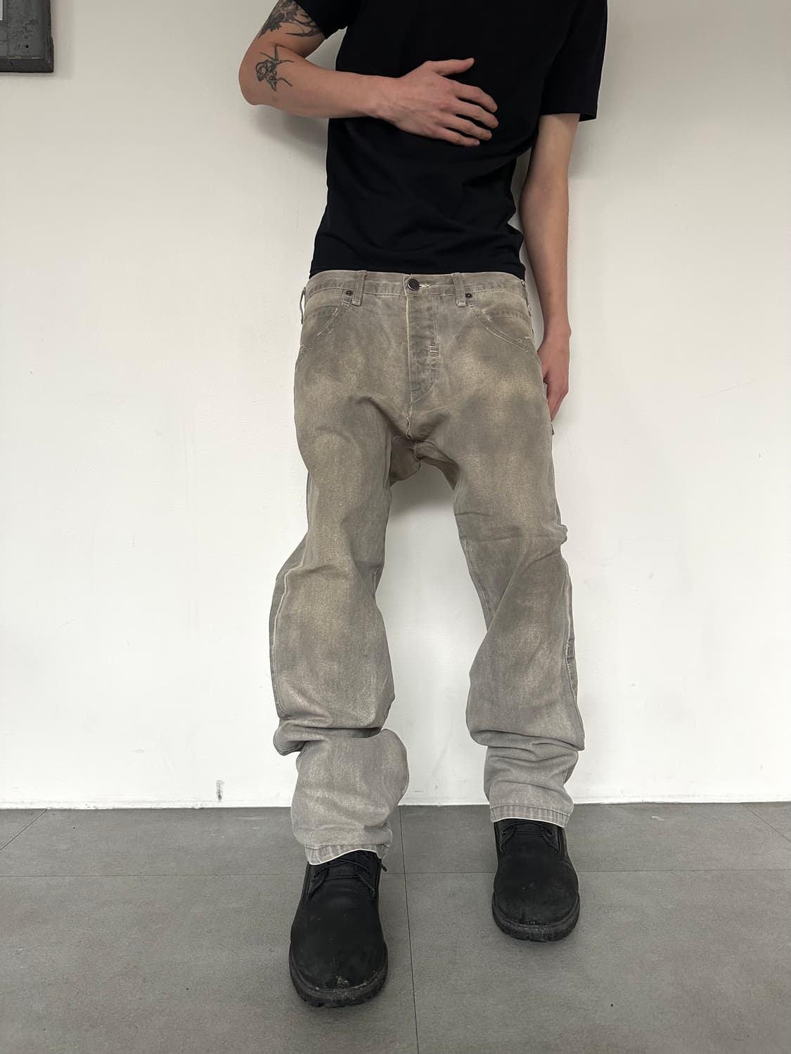 닐바렛 아카이브 더스트 그레이 데님팬츠 상품이미지3