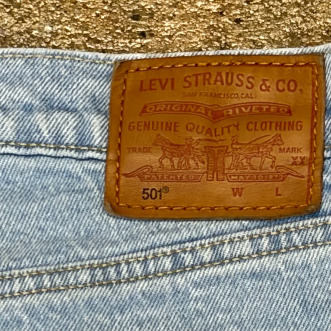 USA 빈티지 리바이스 501 여성 청바지 상품이미지10