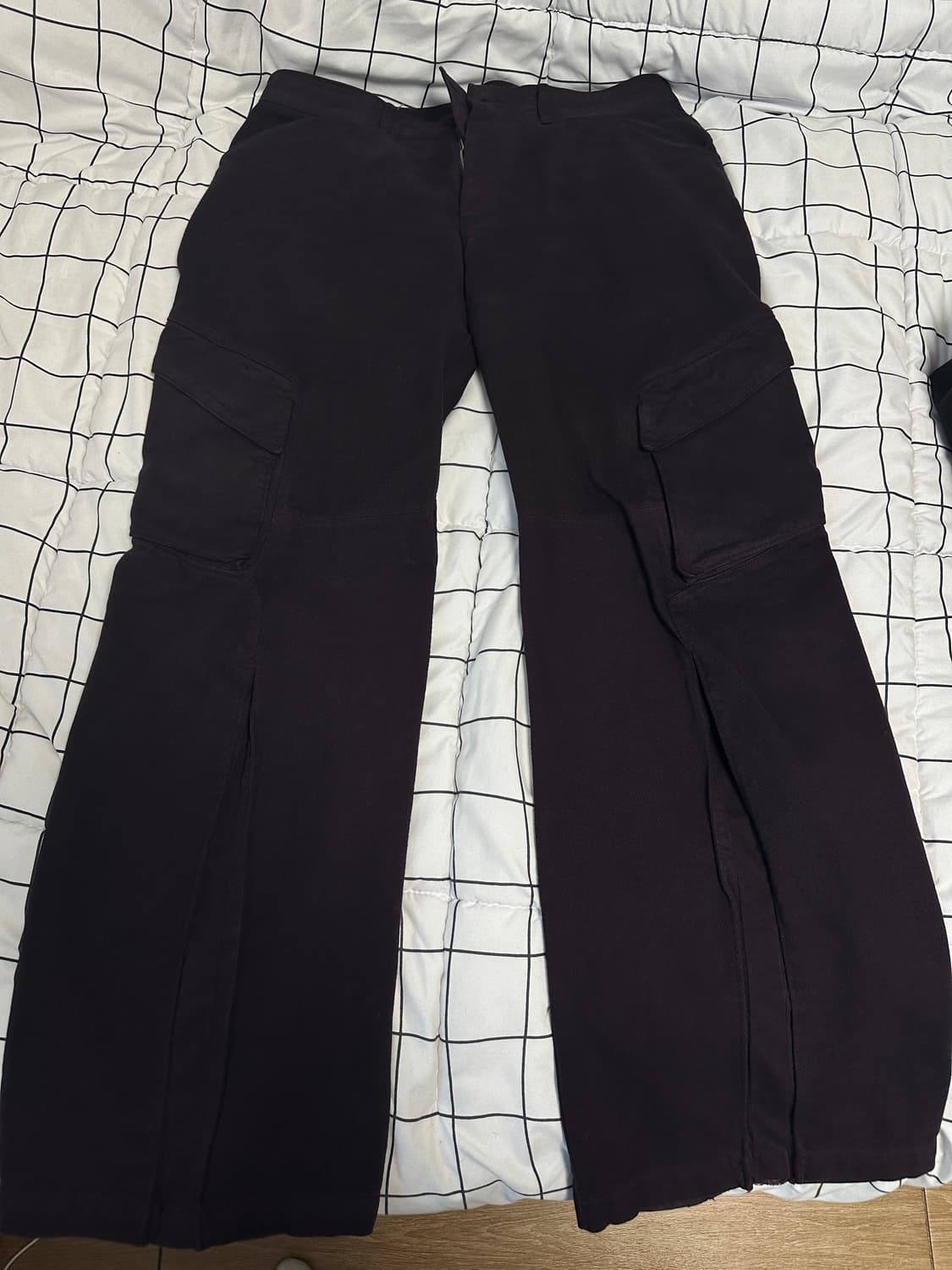 누마레ee 카고 팬츠 와인 L사이즈 상품이미지1