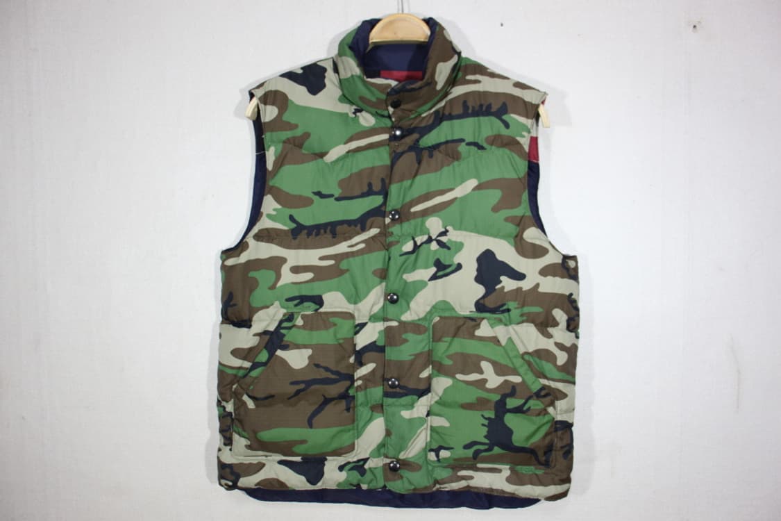 POLO DEMN &SURPRY 폴로 성조기 리버시블패딩조끼! L 상품이미지2