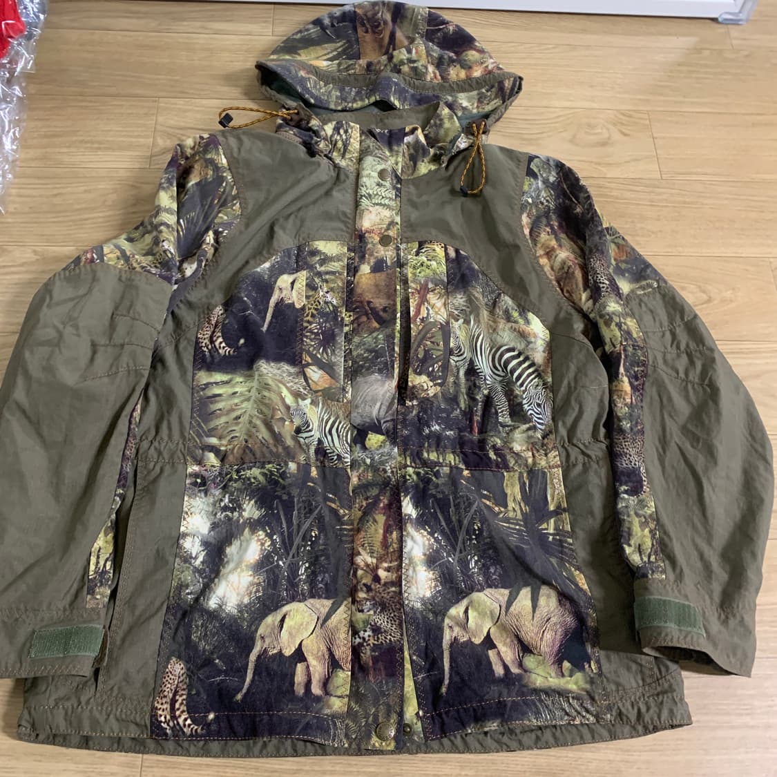 95)Gk italiya 동물 프린팅 사파리 바람막이 상품이미지1