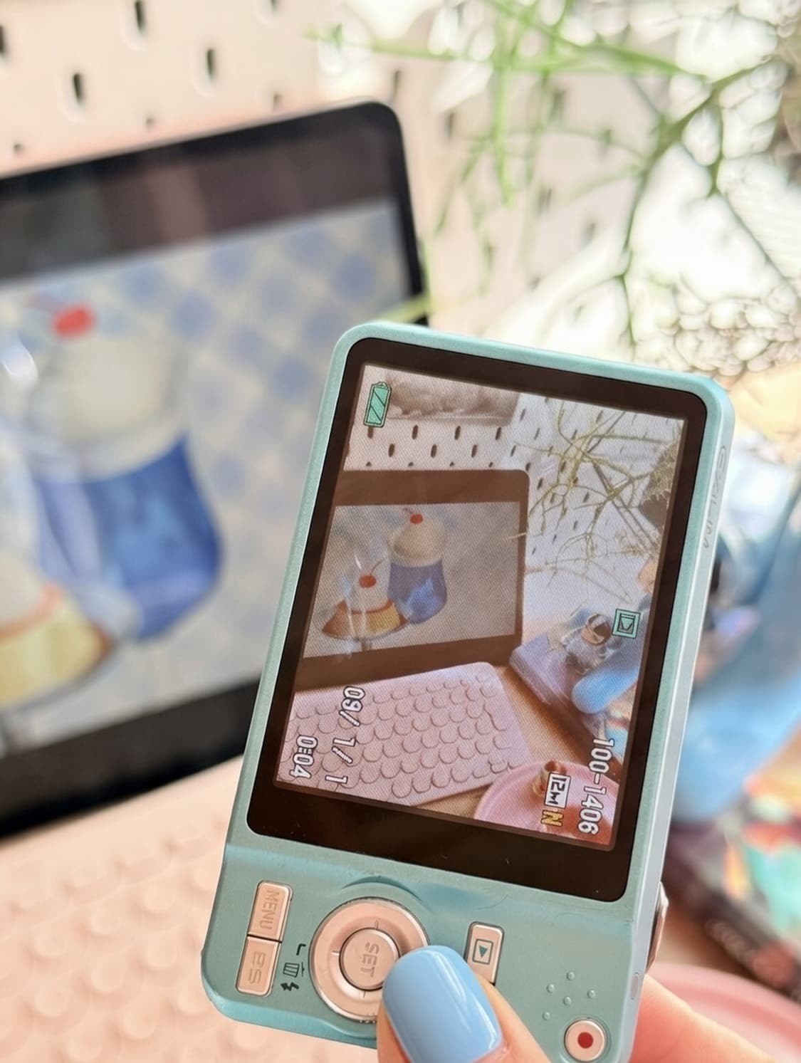 💙 츄 픽 업그레이드 버전💙카시오 엑슬림 EX-Z90 아쿠아블루🐬 상품이미지9