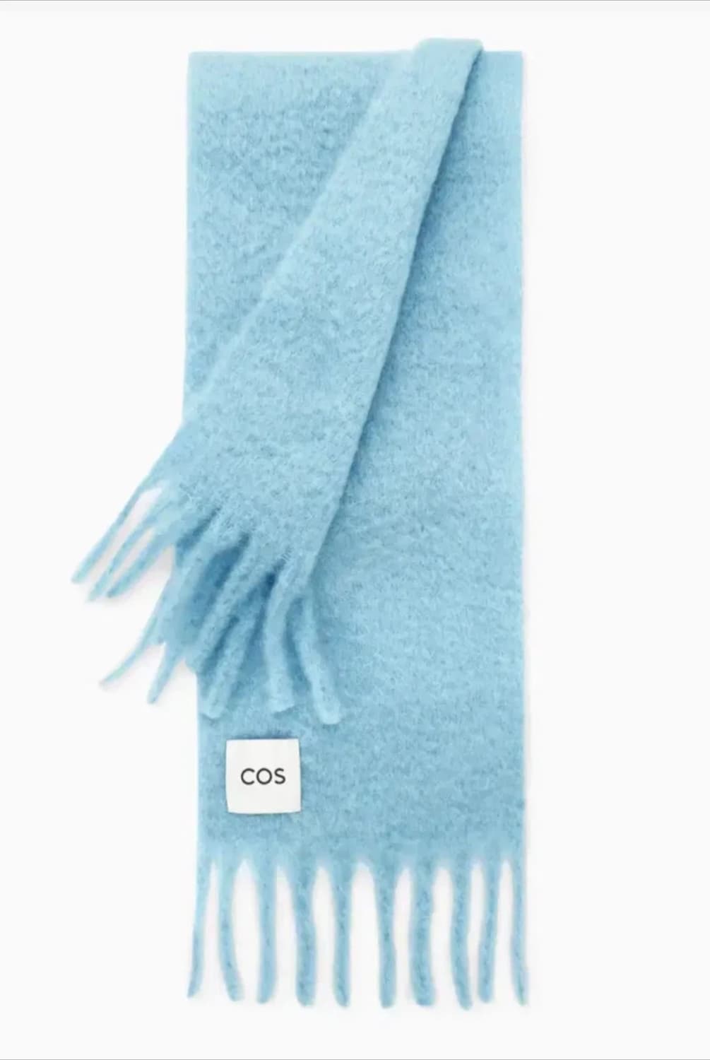 [새상품] cos 모헤어 머플러 아이스 블루 상품이미지1
