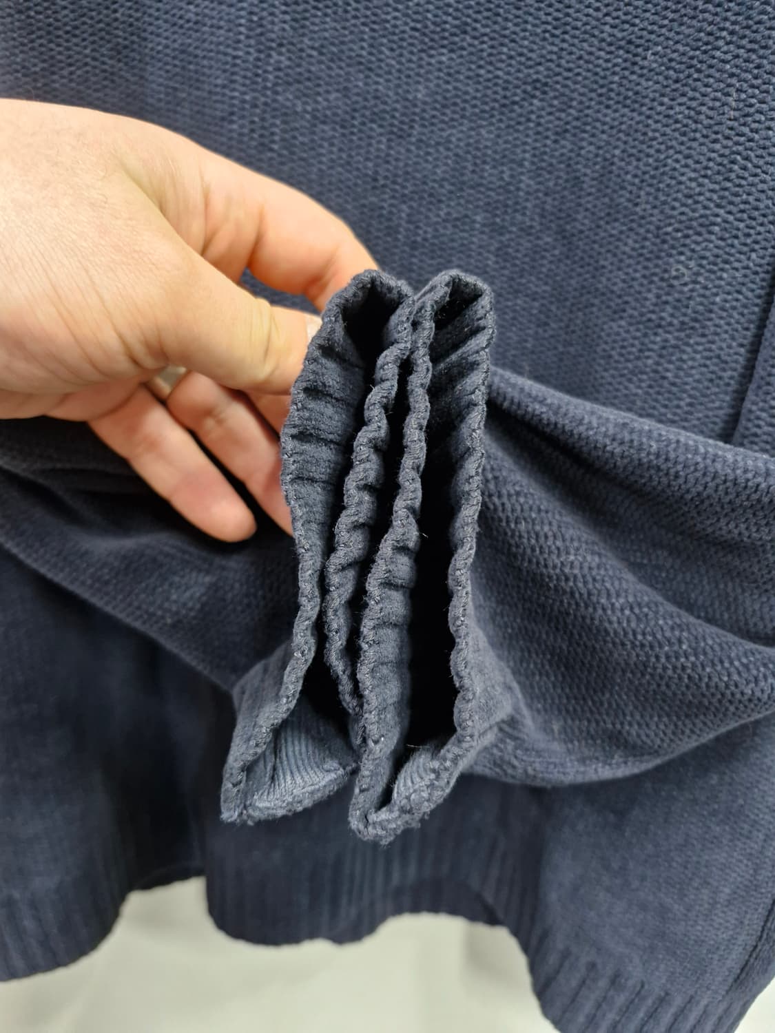 110XXL CP컴퍼니 네이비 렌즈와펜 니트 스웨터  상품이미지4