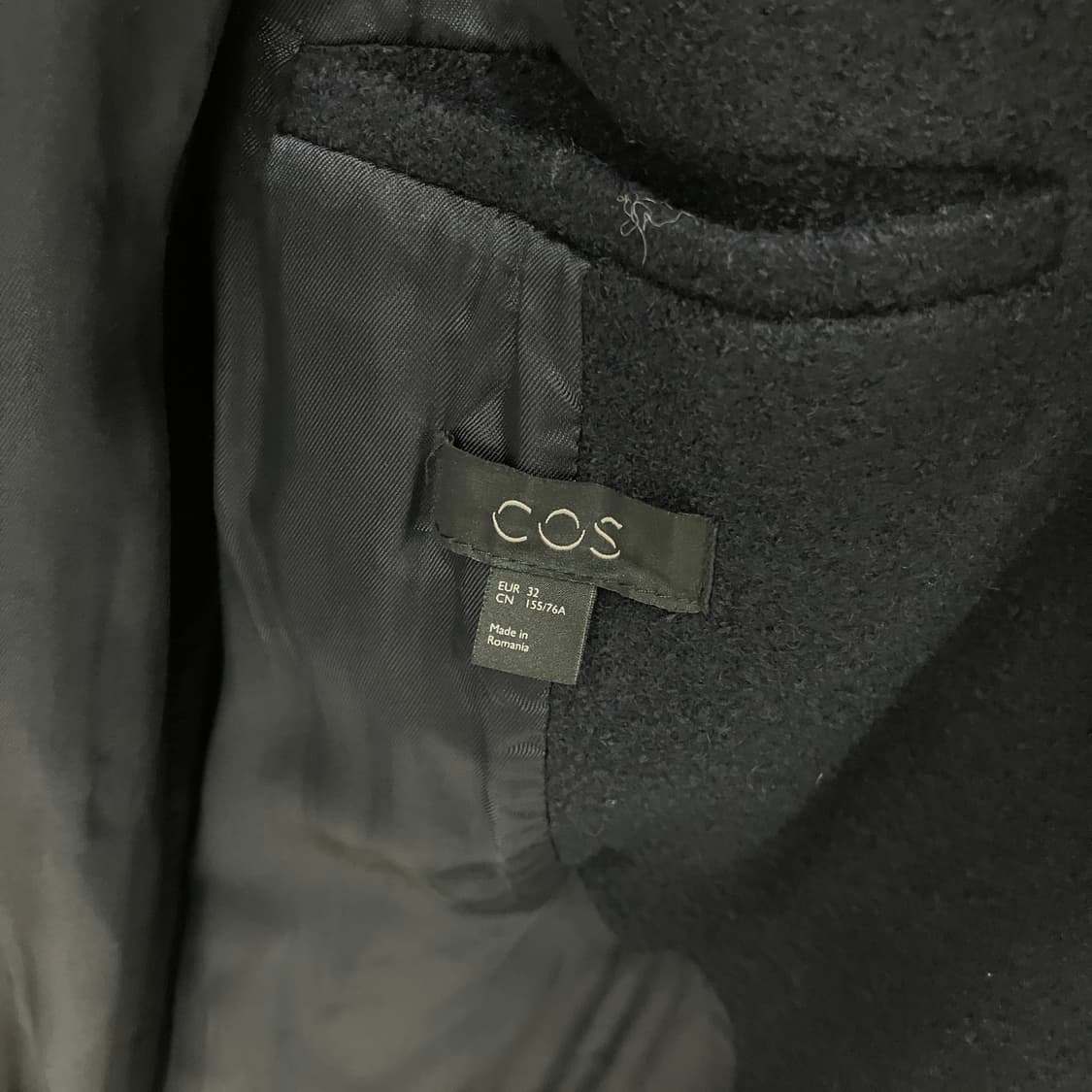 코스 벨티드 더블 페이스 울코트 32 상품이미지3